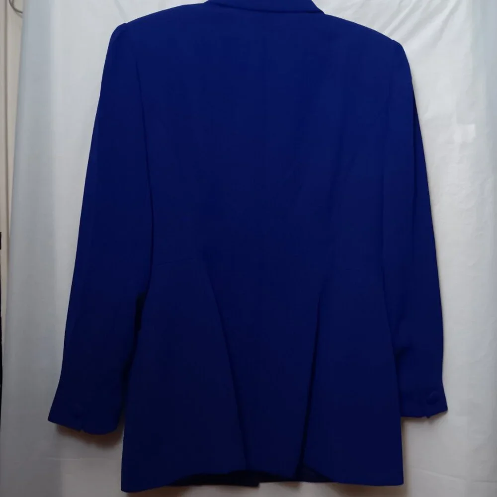 SAVILLE WOMEN'S SUIT BLAZER ROYAL BLUE SIZE 8